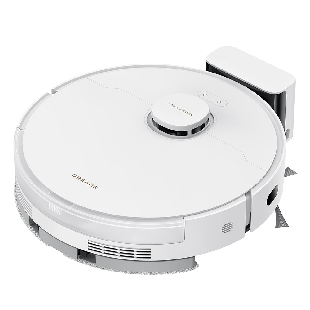 Aspirator robot DREAME D20 Pro RLD43SA, 0.7l, 14.4V, autonomie max 280 min, Navigare cu sistem LDS, Control vocal, alb