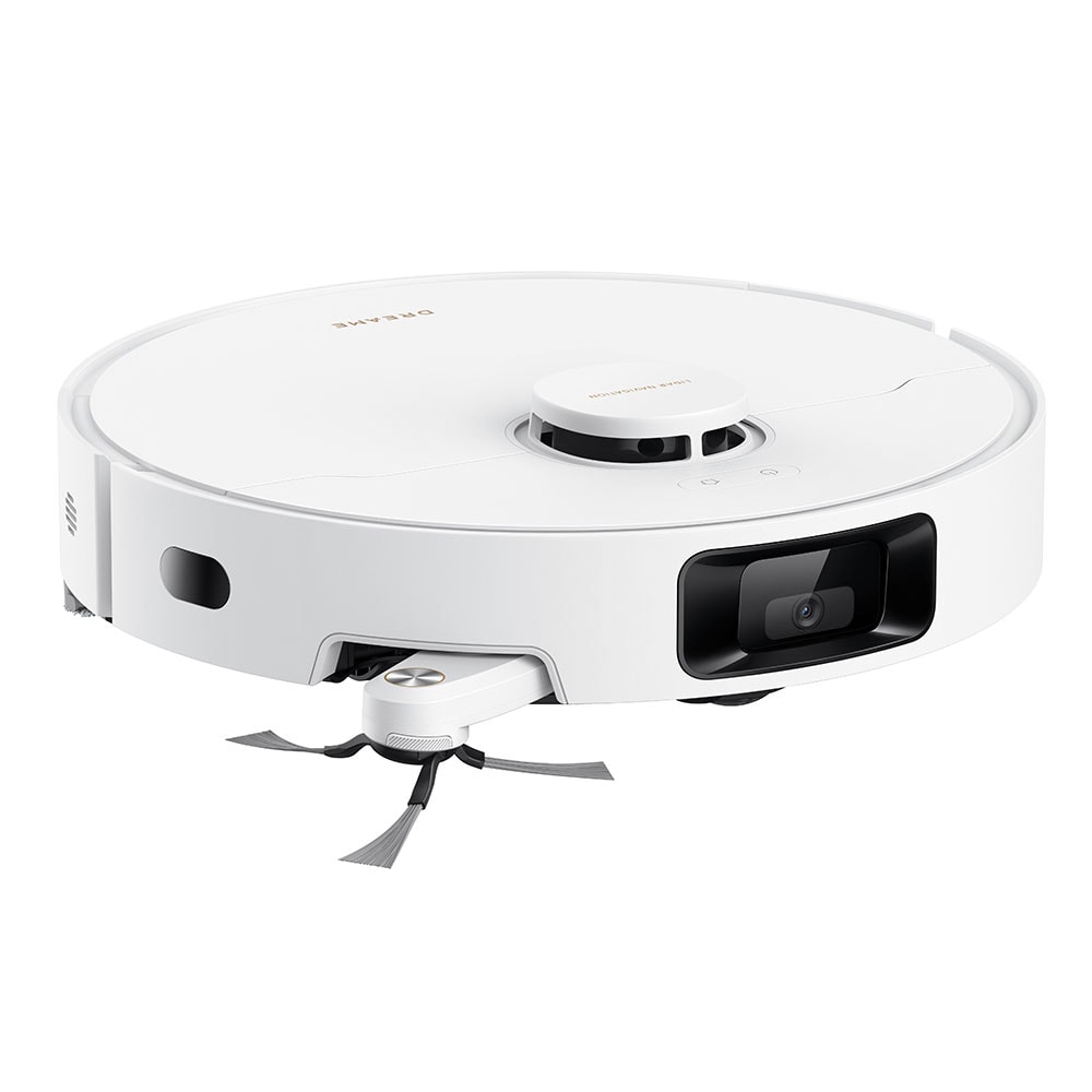 Aspirator robot DREAME D20 Pro RLD43SA, 0.7l, 14.4V, autonomie max 280 min, Navigare cu sistem LDS, Control vocal, alb