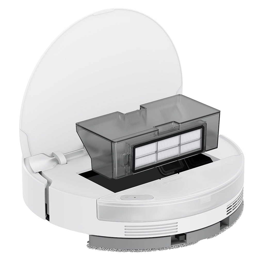 Aspirator robot DREAME D20 Pro RLD43SA, 0.7l, 14.4V, autonomie max 280 min, Navigare cu sistem LDS, Control vocal, alb