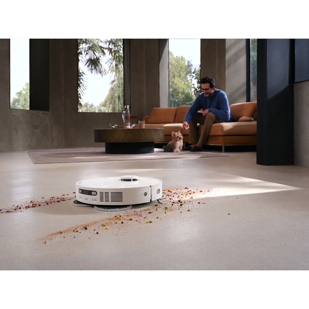 Aspirator robot DREAME L40 Ultra CE RLD52SEWH, 3.2l, 14.4V, autonomie max 260 min, Navigatie Pathfinder, 3DAdapt, alb