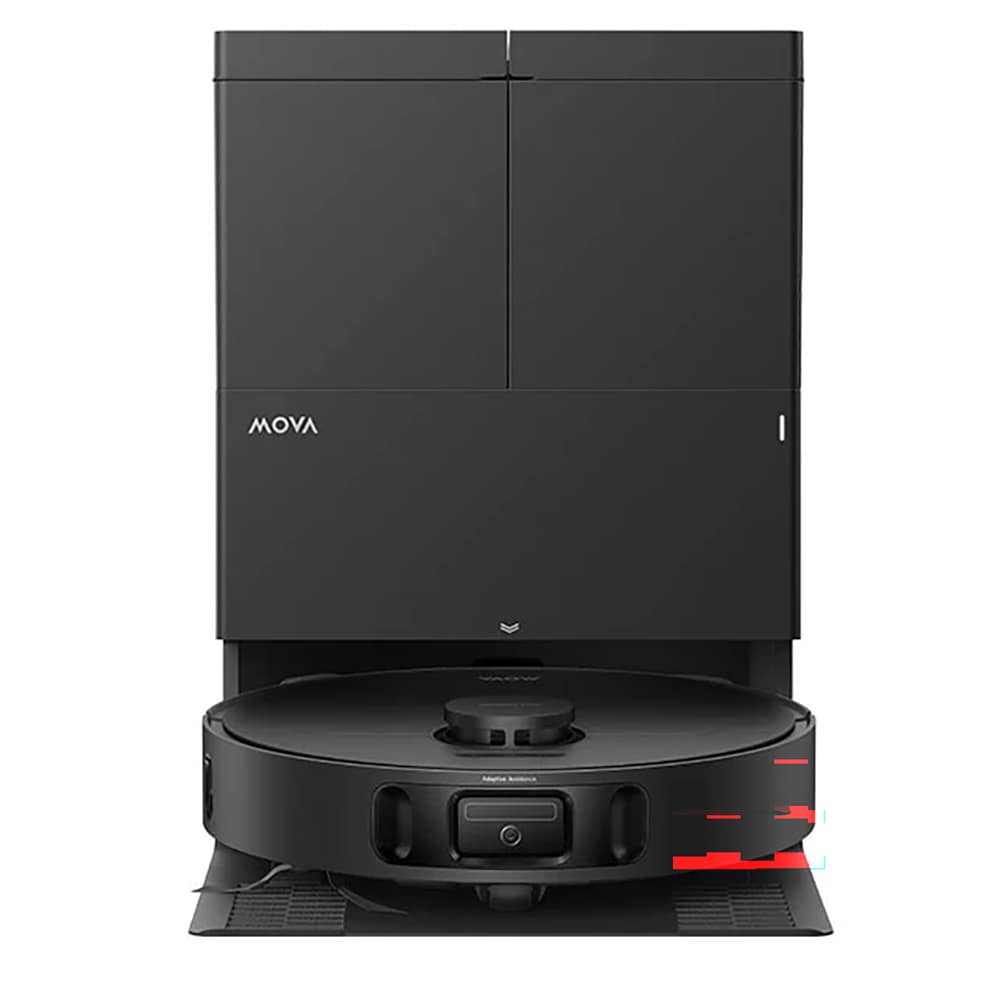 Aspirator robot MOVA E50 Ultra RLE15SEU-BK, 0.3l, autonomie max 200 min, Tehnologie TurboScrub, negru