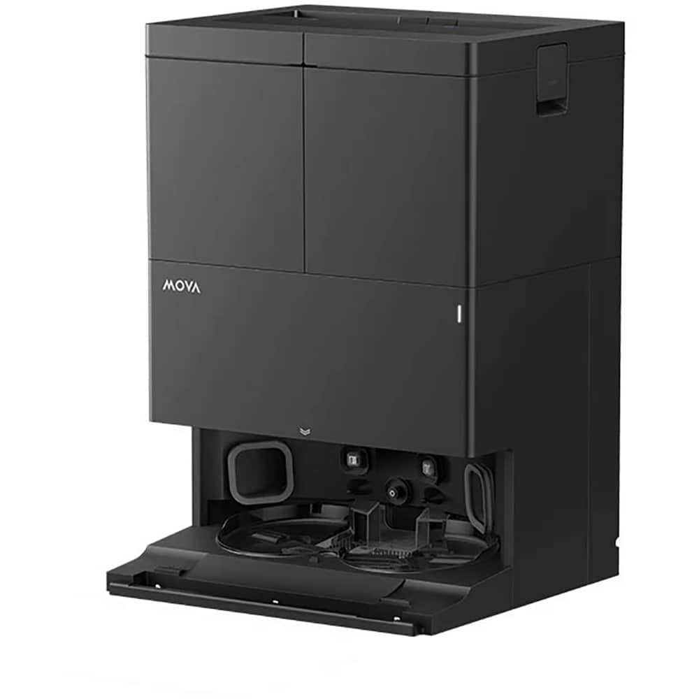 Aspirator robot MOVA E50 Ultra RLE15SEU-BK, 0.3l, autonomie max 200 min, Tehnologie TurboScrub, negru
