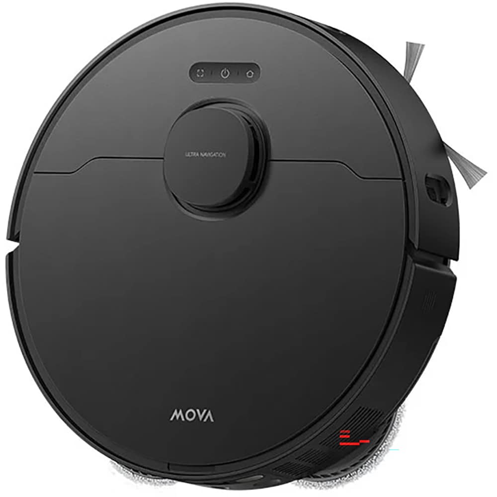 Aspirator robot MOVA E50 Ultra RLE15SEU-BK, 0.3l, autonomie max 200 min, Tehnologie TurboScrub, negru