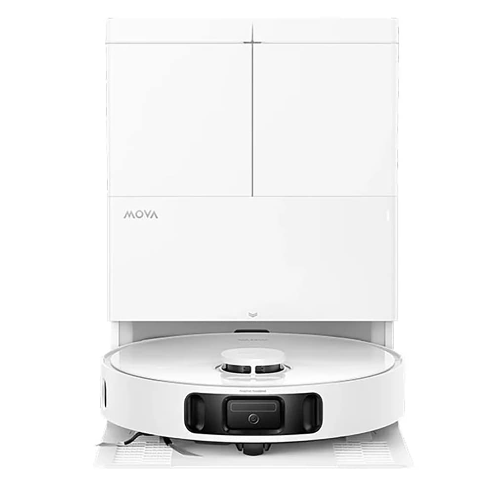 Aspirator robot MOVA E50 Ultra RLE15SEU-WH, 0.3l, autonomie max 200 min, Tehnologie TurboScrub, alb