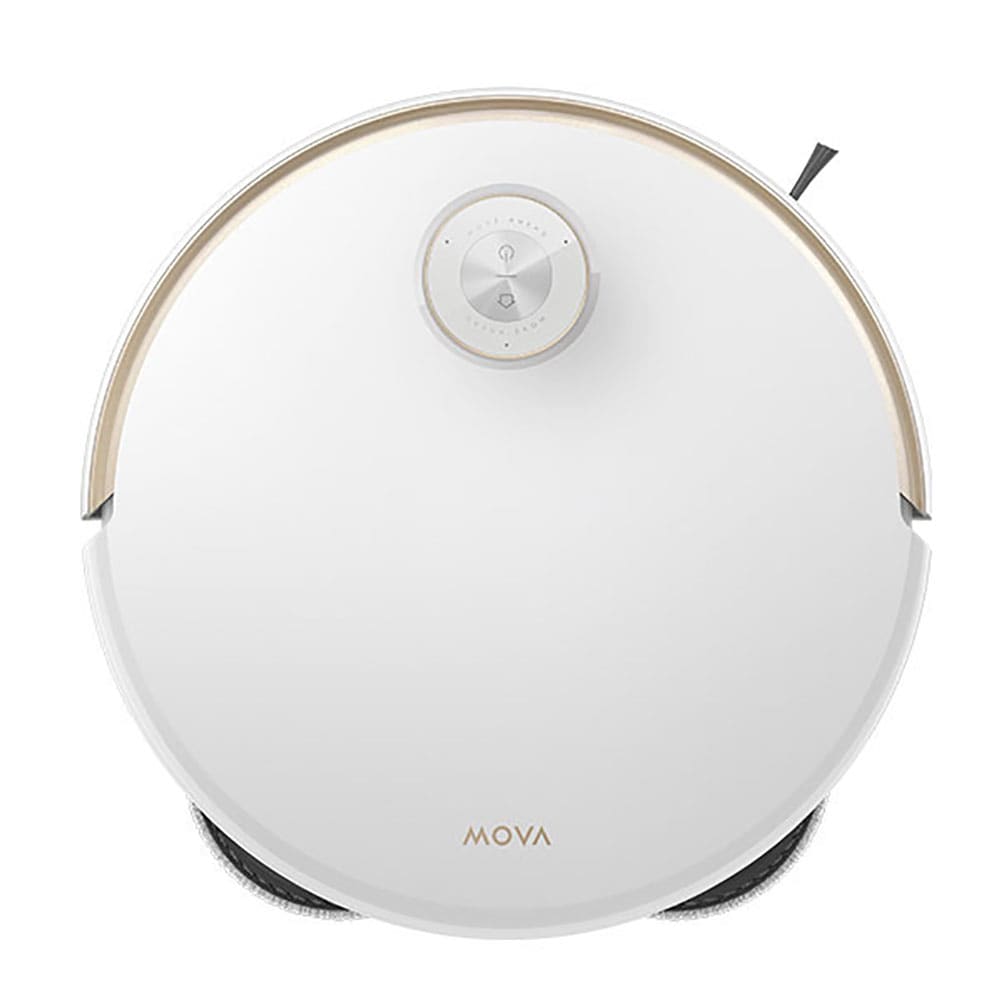 Aspirator robot MOVA V50 Ultra RLV72LE1, 3.2l, autonomie max 220 min, alb-auriu