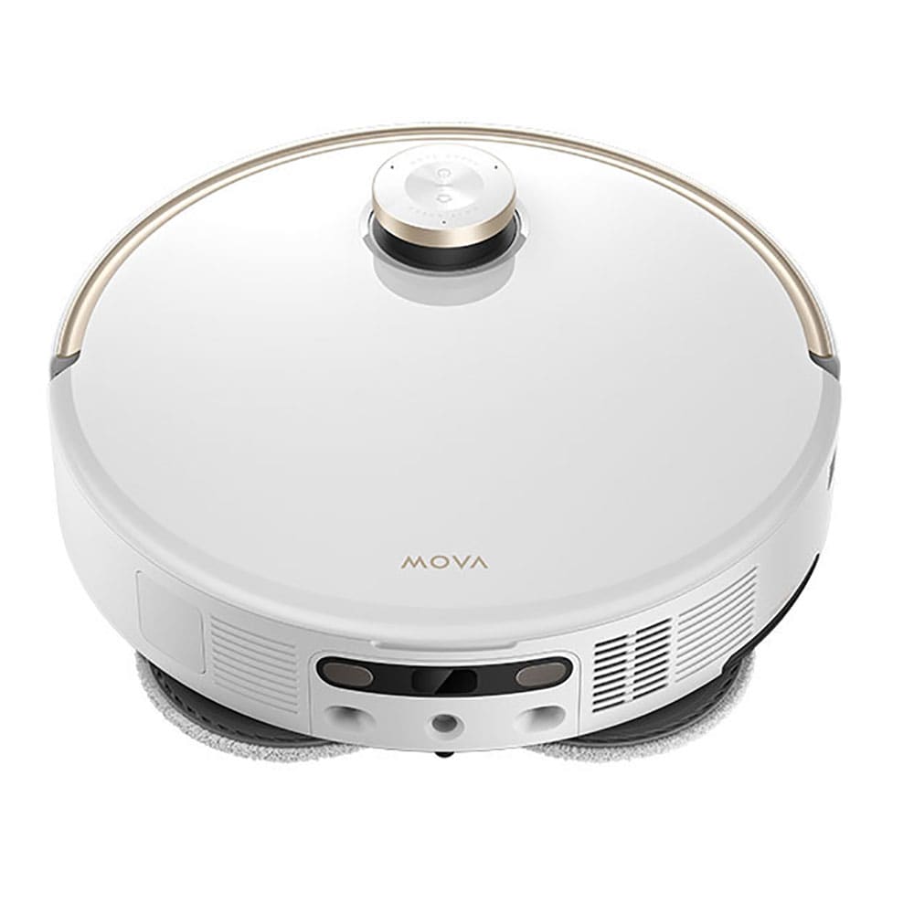 Aspirator robot MOVA V50 Ultra RLV72LE1, 3.2l, autonomie max 220 min, alb-auriu
