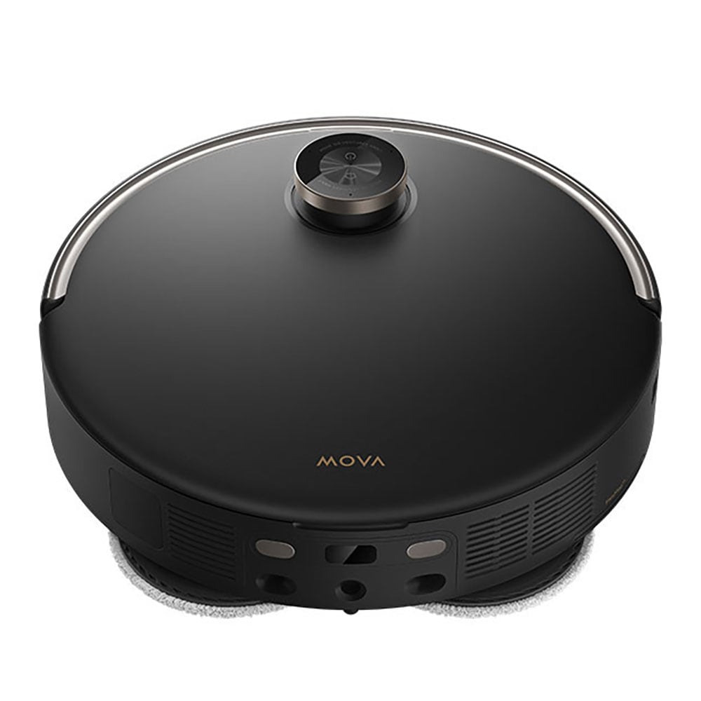 Aspirator robot MOVA V50 Ultra Complete RLV72LE-1BK, 3.2l, autonomie max 220 min, Sistem StepMaster, Navigare FlexiRise, negru