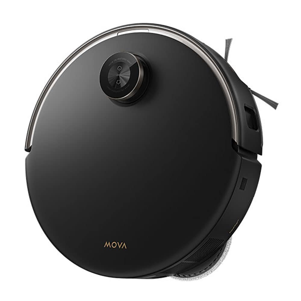 Aspirator robot MOVA V50 Ultra Complete RLV72LE-1BK, 3.2l, autonomie max 220 min, Sistem StepMaster, Navigare FlexiRise, negru
