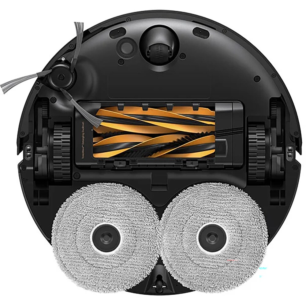Aspirator robot MOVA V70 Ultra Complete RLV77CE-BK, 0.3l, autonomie max 220 min, Tehnologie MaxiReachX, negru-auriu