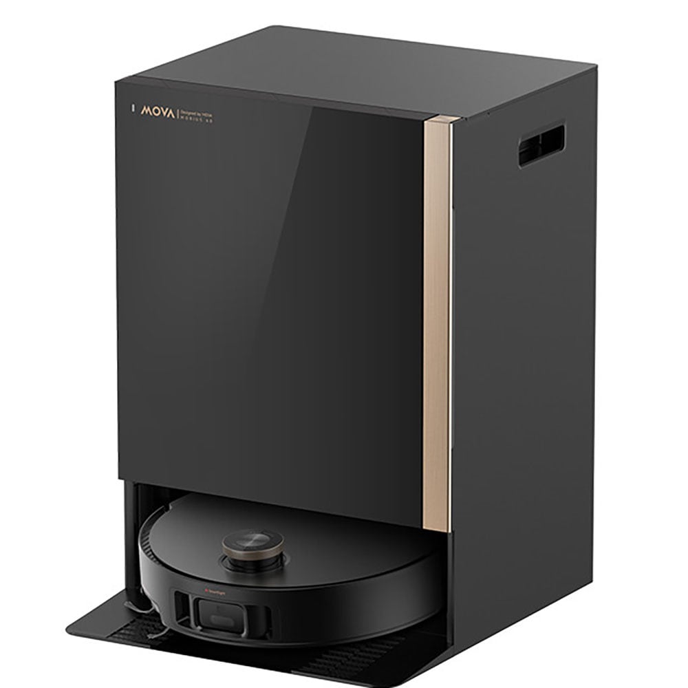 Aspirator robot MOVA Mobius 60 RLV83LE, 3.2l, autonomie max 40 min, Navigare FlexScope, negru