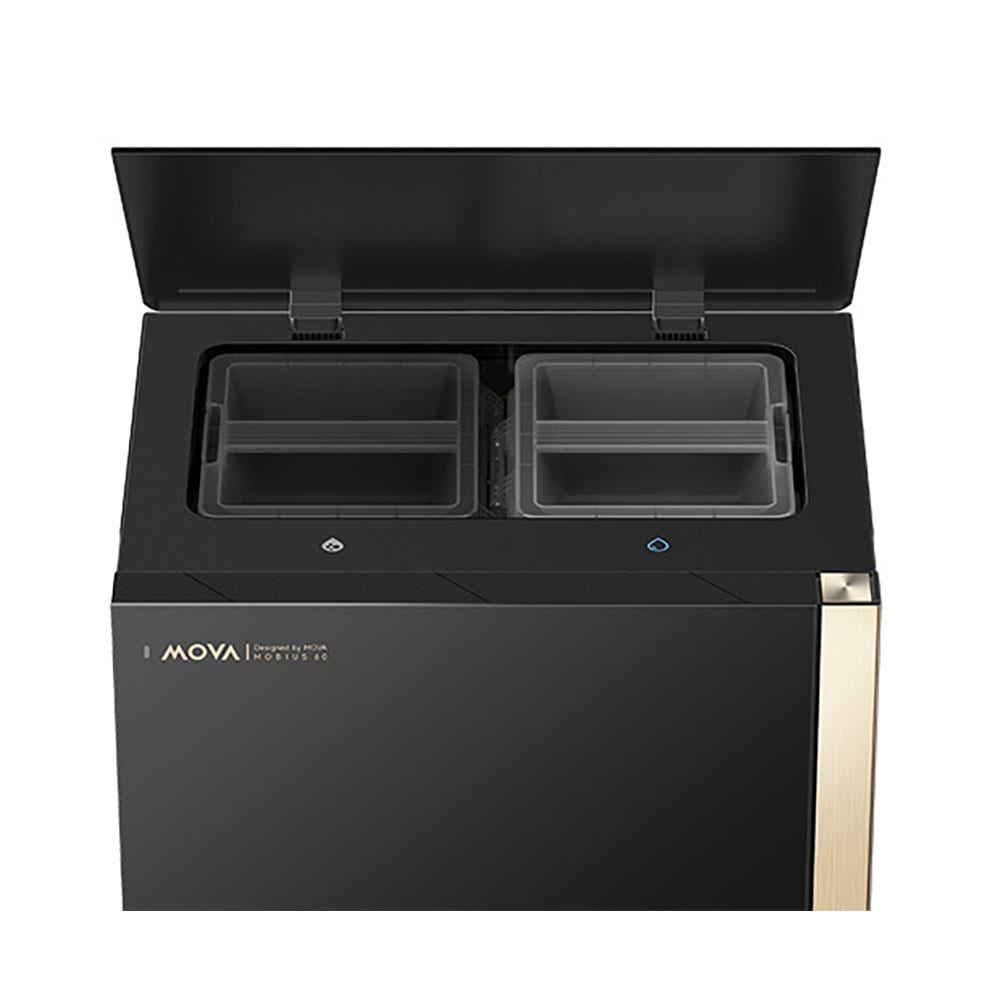 Aspirator robot MOVA Mobius 60 RLV83LE, 3.2l, autonomie max 40 min, Navigare FlexScope, negru