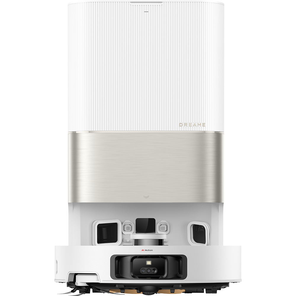Aspirator robot DREAME X50 Ultra Complete RLX85CE4WH, 0.395l, 14.4V, autonomie max 220 min, Navigare 360, Comanda vocala, alb
