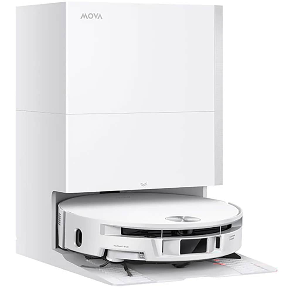 Aspirator robot MOVA S70 Pro Roller RLZ11HE-WH, 0.3l, autonomie max 260 min, alb