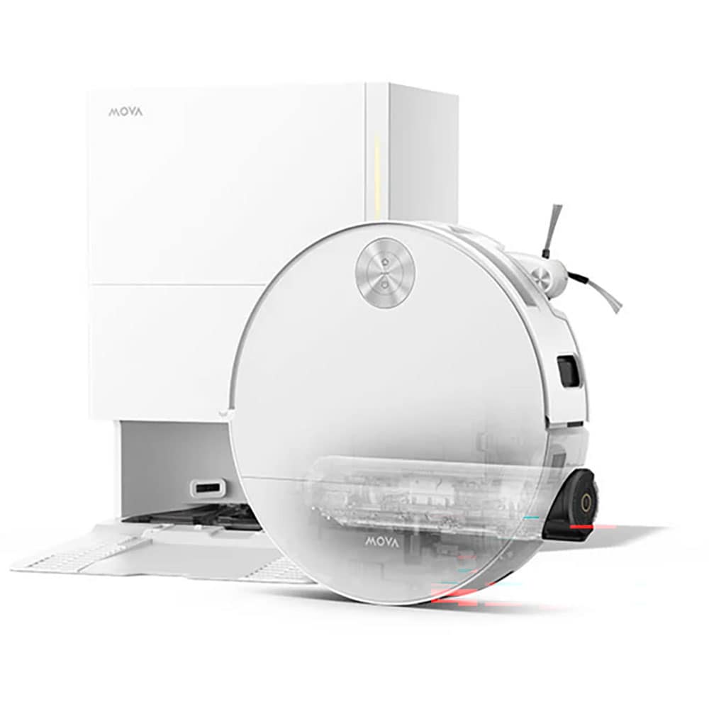 Aspirator robot MOVA S70 Pro Roller RLZ11HE-WH, 0.3l, autonomie max 260 min, alb