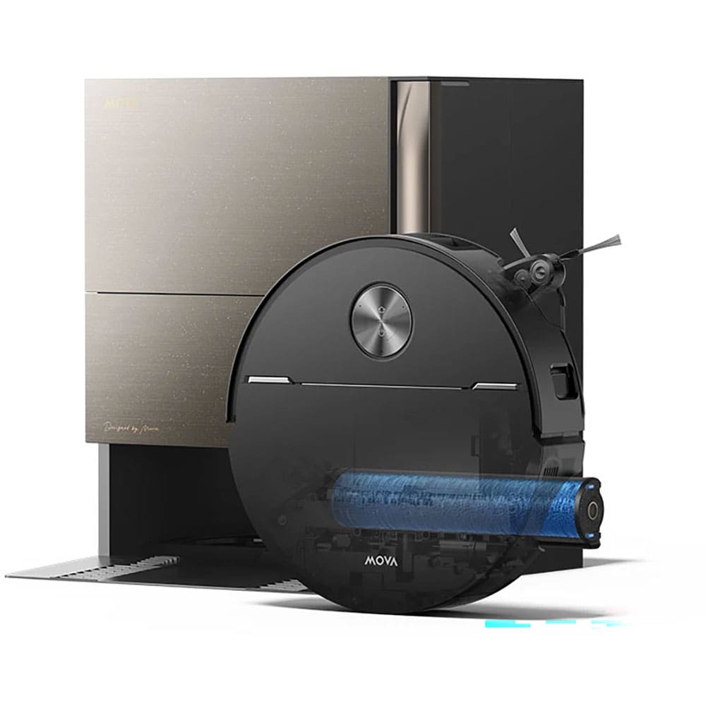 Aspirator robot MOVA Z70 Ultra Roller Complete RLZ72CE-1MET, 0.3l, autonomie max 210 min, negru