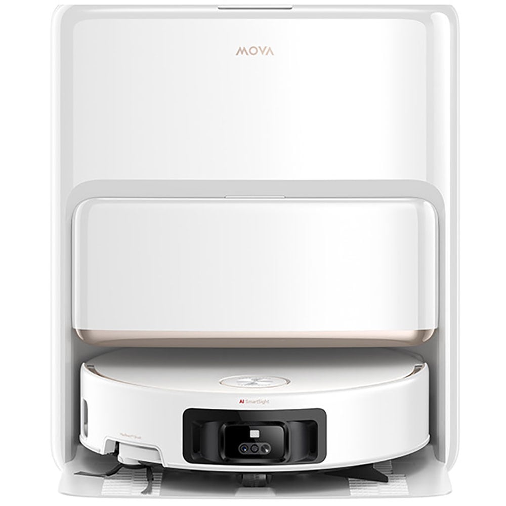 Aspirator robot MOVA Z60 Ultra Roller Complete RLZ83CE-1WH, 3.2l, autonomie max 210 min, Sistem DuoSolution, Navigare FlexScope, alb