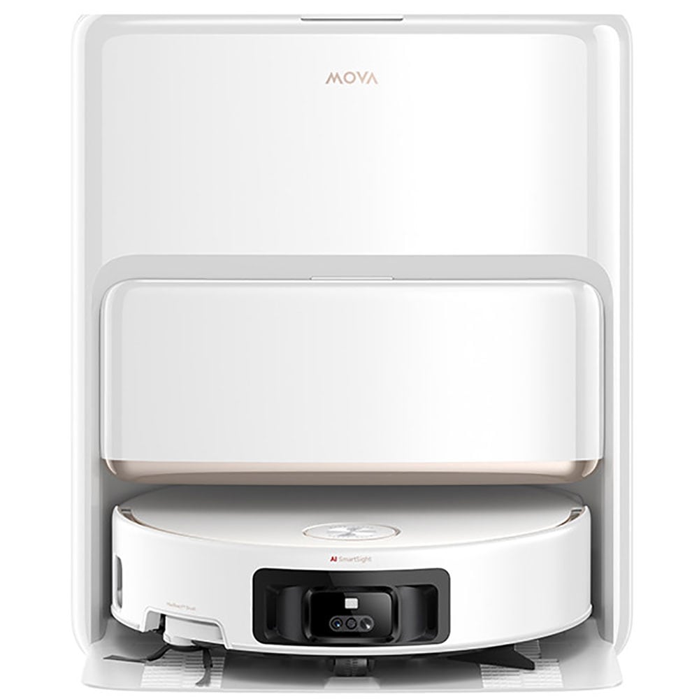 Aspirator robot MOVA Z60 Ultra Roller Complete RLZ83CE-1WH, 3.2l, autonomie max 210 min, Sistem DuoSolution, Navigare FlexScope, alb