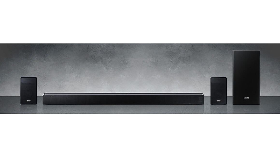 Soundbar SAMSUNG HW-Q90R, 7.1.4, 512W, Bluetooth, Wi-Fi, Subwoofer Wireless, Dolby, negru