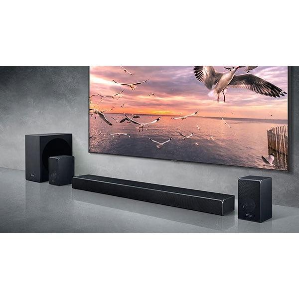 Soundbar SAMSUNG HW-Q90R, 7.1.4, 512W, Bluetooth, Wi-Fi, Subwoofer Wireless, Dolby, negru
