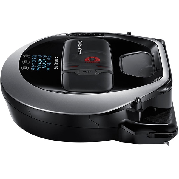 Aspirator robot SAMSUNG VR20M707HWS/GE, 0.3l, Cyclone Force, FullView Sensor, Wi-Fi, negru-argintiu