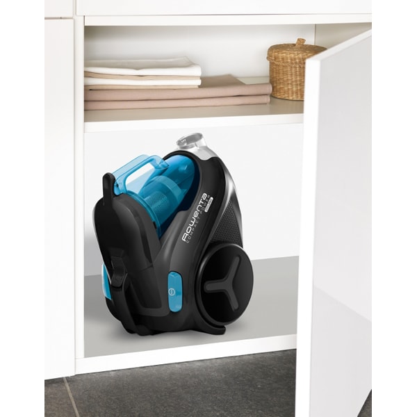Aspirator fara sac ROWENTA Compact Power Cyclonic RO3731EA, 1.5l, 750W, 79dB, negru-albastru