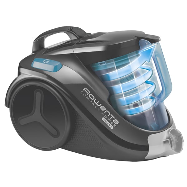 Aspirator fara sac ROWENTA Compact Power Cyclonic RO3731EA, 1.5l, 750W, 79dB, negru-albastru