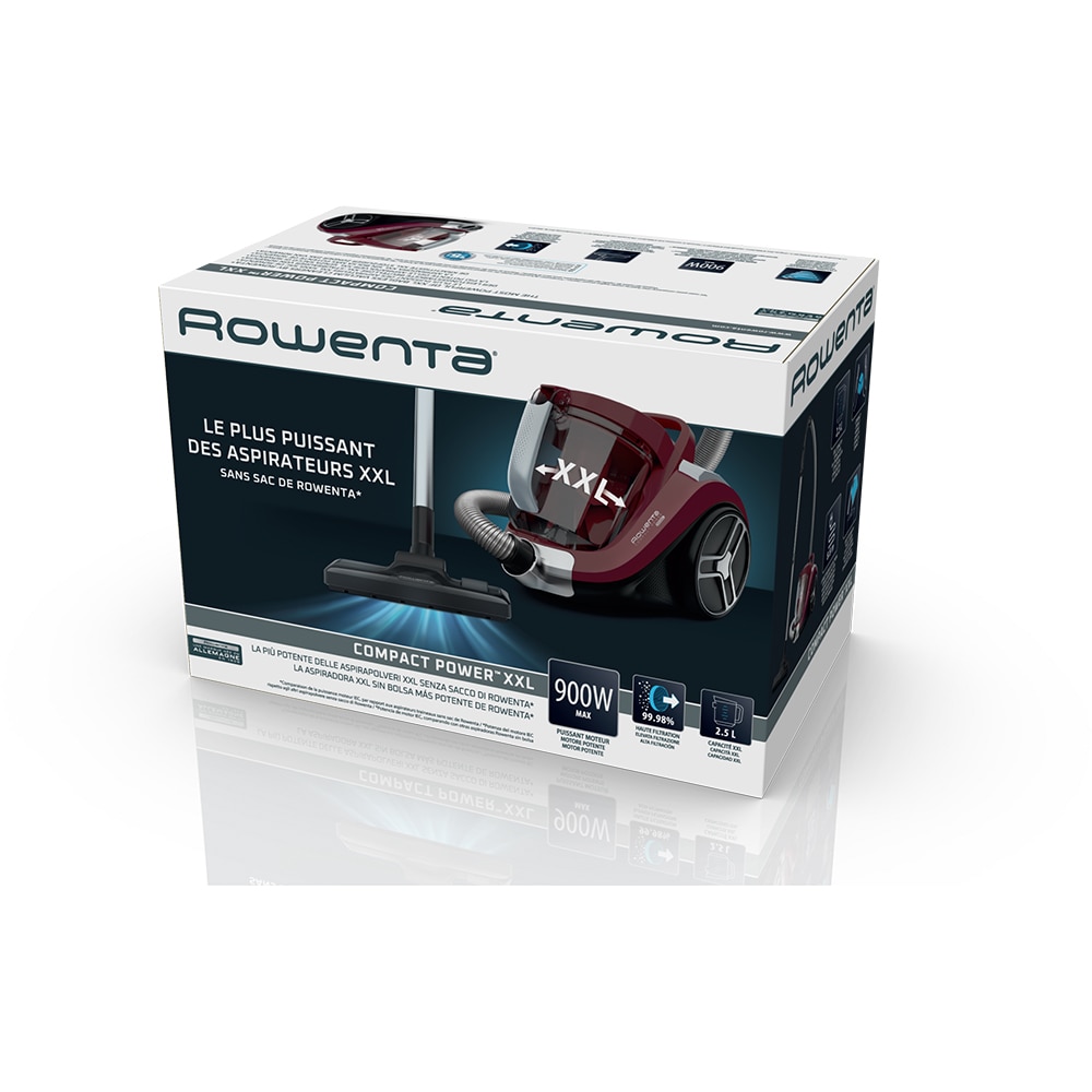 Aspirator fara sac ROWENTA Compact Power XXL RO4B63EA, 2.5l, 900W, 79dB, visiniu