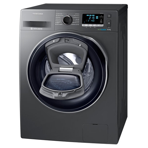 Masina de spalat rufe frontala SAMSUNG WW90K6414QX/LE, EcoBubble, Addwash, 9kg, 1400rpm, Clasa A+++, inox