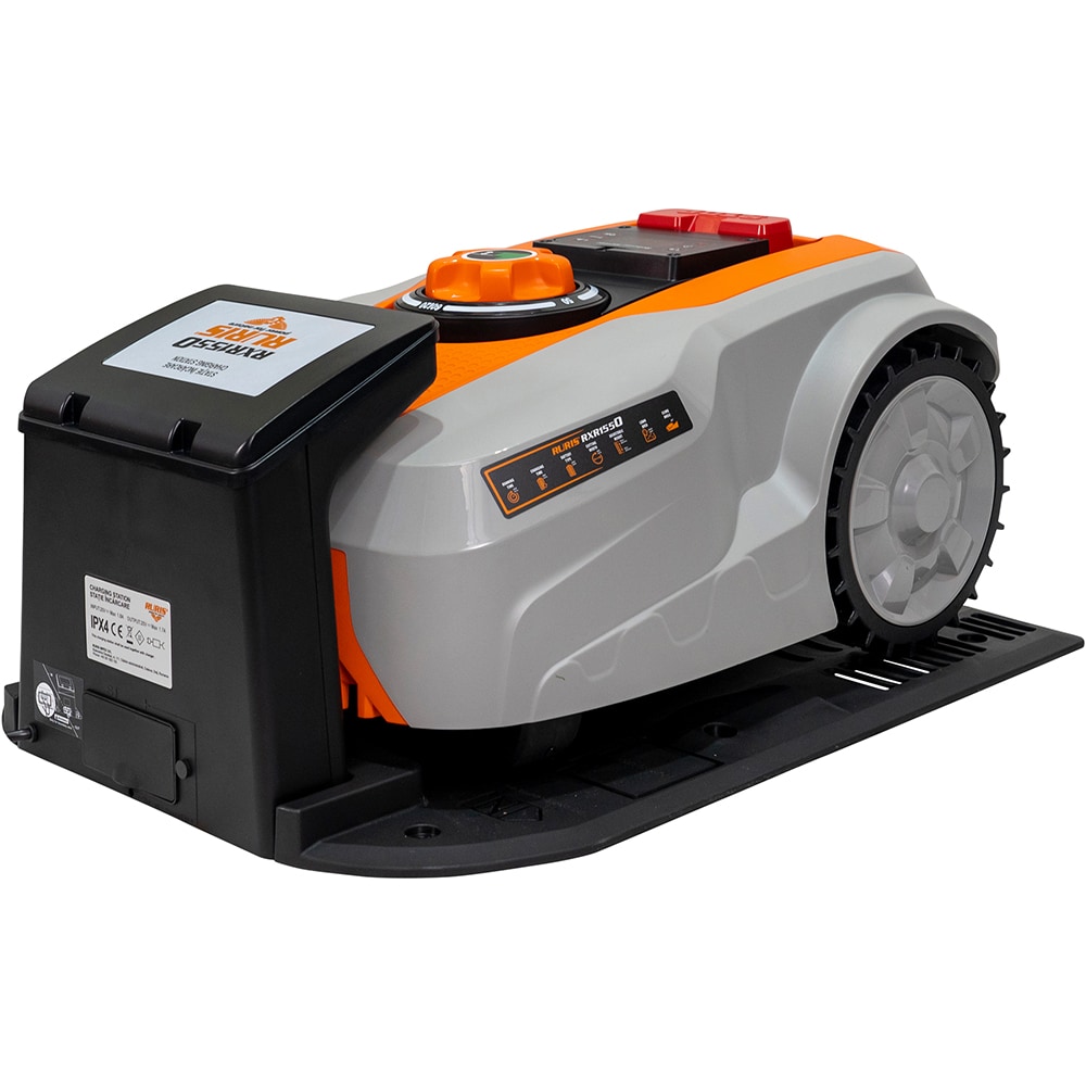 Robot de tuns iarba RURIS RXR1550, 1500 mp, latime taiere 18 cm, autonomie 260 min, gri