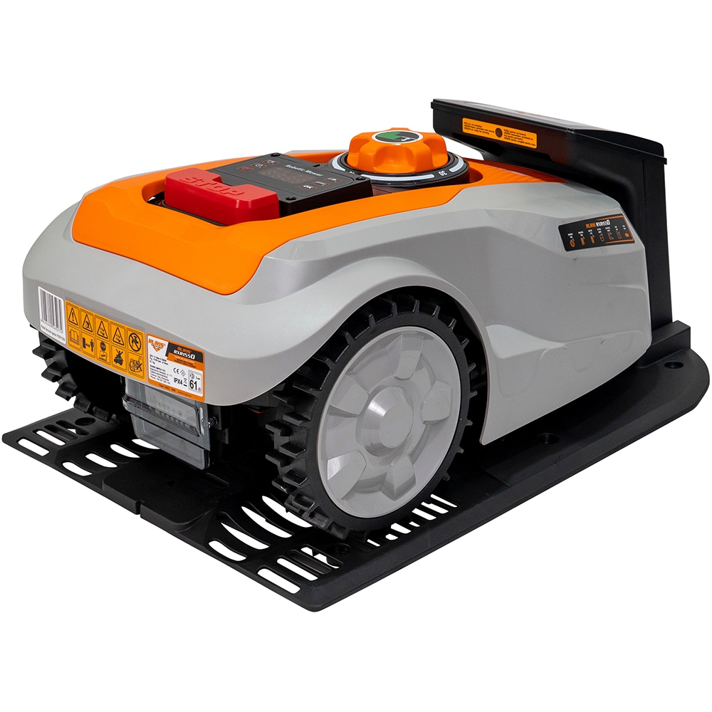 Robot de tuns iarba RURIS RXR1550, 1500 mp, latime taiere 18 cm, autonomie 260 min, gri
