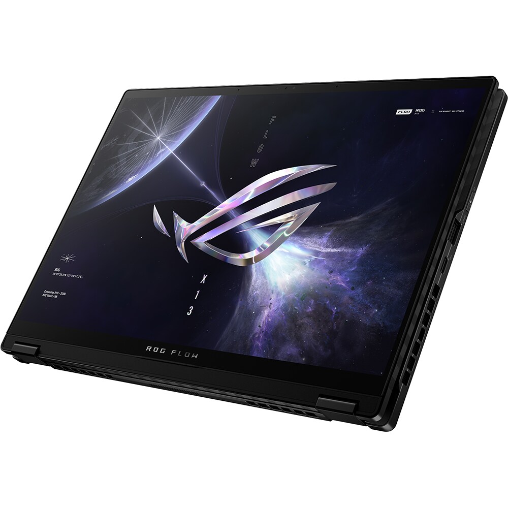 Laptop 2 in 1 ASUS ROG Flow X13 GV302XV-MU017X, AMD Ryzen 9 7940HS pana la 5.2GHz, 13.4" QHD+ Touch, 16GB, SSD 1TB, NVIDIA GeForce RTX 4060 8GB, Windows 11 Pro, negru