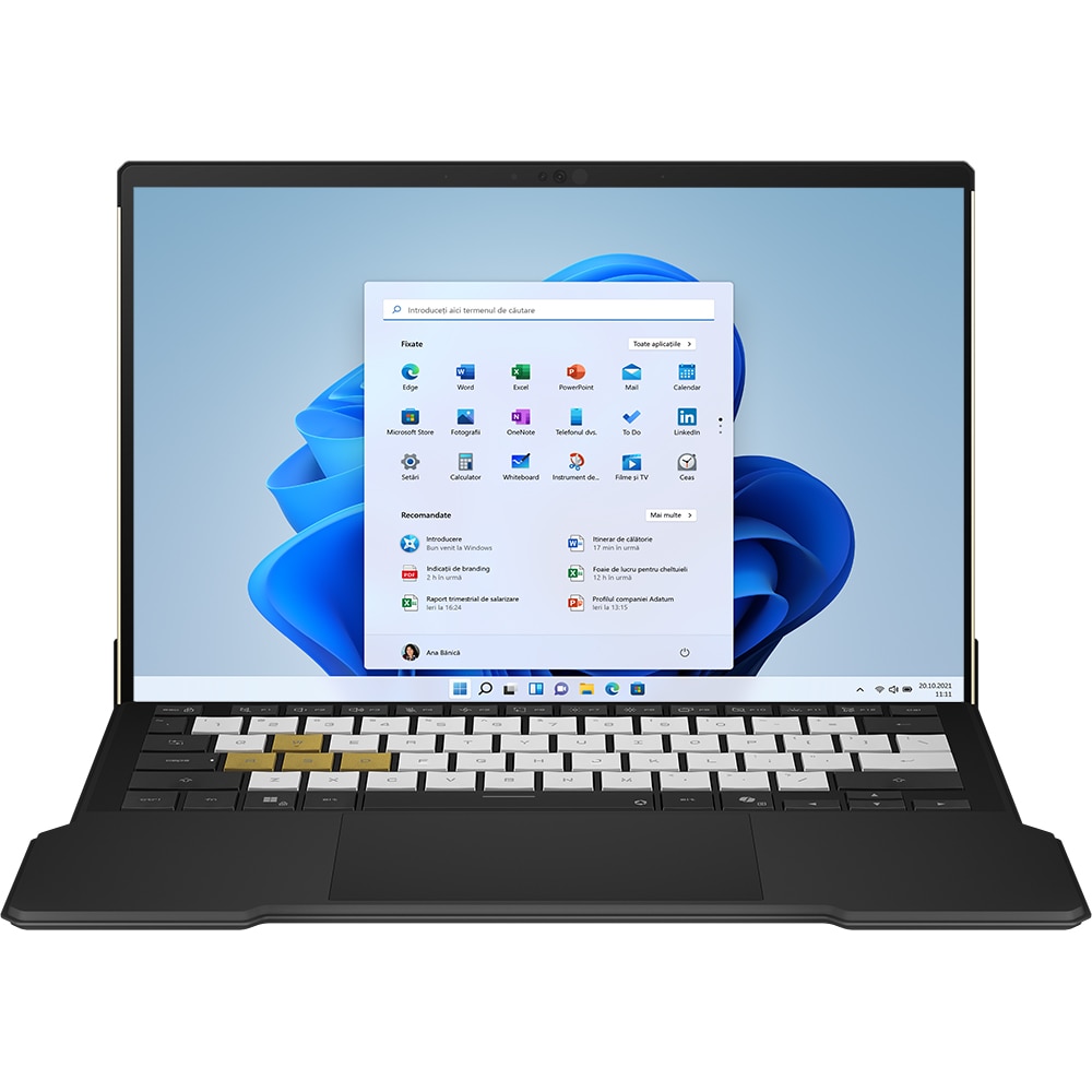 Laptop Gaming ASUS ROG Flow Z13 (2025) GZ302EAC-RU199W, AMD Ryzen AI MAX+ 395 pana la 5.1GHz, 13.4" WQXGA, 128GB, SSD 1TB, AMD Radeon Graphics, Windows 11 Home, Decennium Gold
