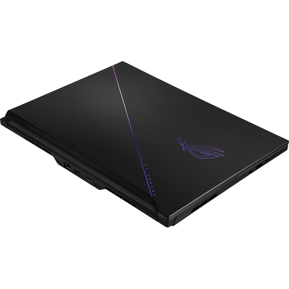 Laptop Gaming ASUS ROG Zephyrus Duo 16 GX650PY-NM072X, AMD Ryzen 9 7945HX pana la 5.4GHz, 16" WQXGA, 32GB, SSD 2TB, NVIDIA GeForce RTX 4090 16GB, Windows 11 Pro, negru