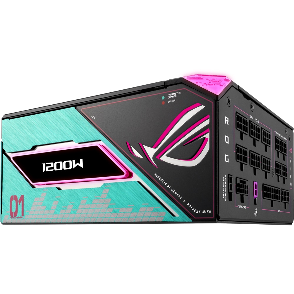 Sursa ASUS ROG Thor III Hatsune Miku Edition, 1200W, 80 Plus Platinum, Full Modular