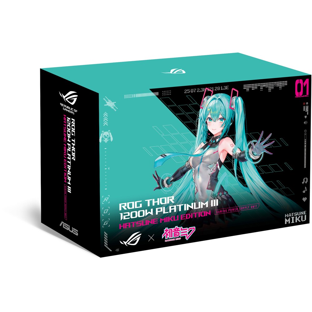 Sursa ASUS ROG Thor III Hatsune Miku Edition, 1200W, 80 Plus Platinum, Full Modular