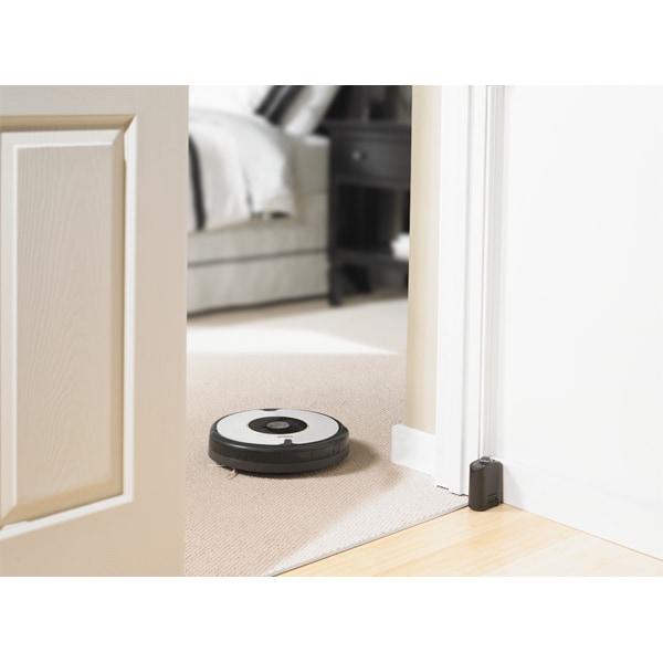 Aspirator robot IROBOT Roomba 605, autonomie max 120 min, Navigatie iAdapt, Dirt Detect, alb-negru 
