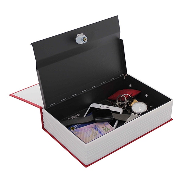 Caseta valori ROTTNER Bookcase, Inchidere cheie, 55 x 155 x 240 mm, rosu