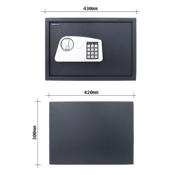 Seif mobila ROTTNER Speedy 2, Inchidere electronica, 420 x 430 x 300 mm, antracit