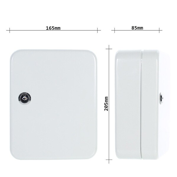 Caseta chei ROTTNER TS20, Inchidere cheie, 85 x 165 x 205 mm, alb