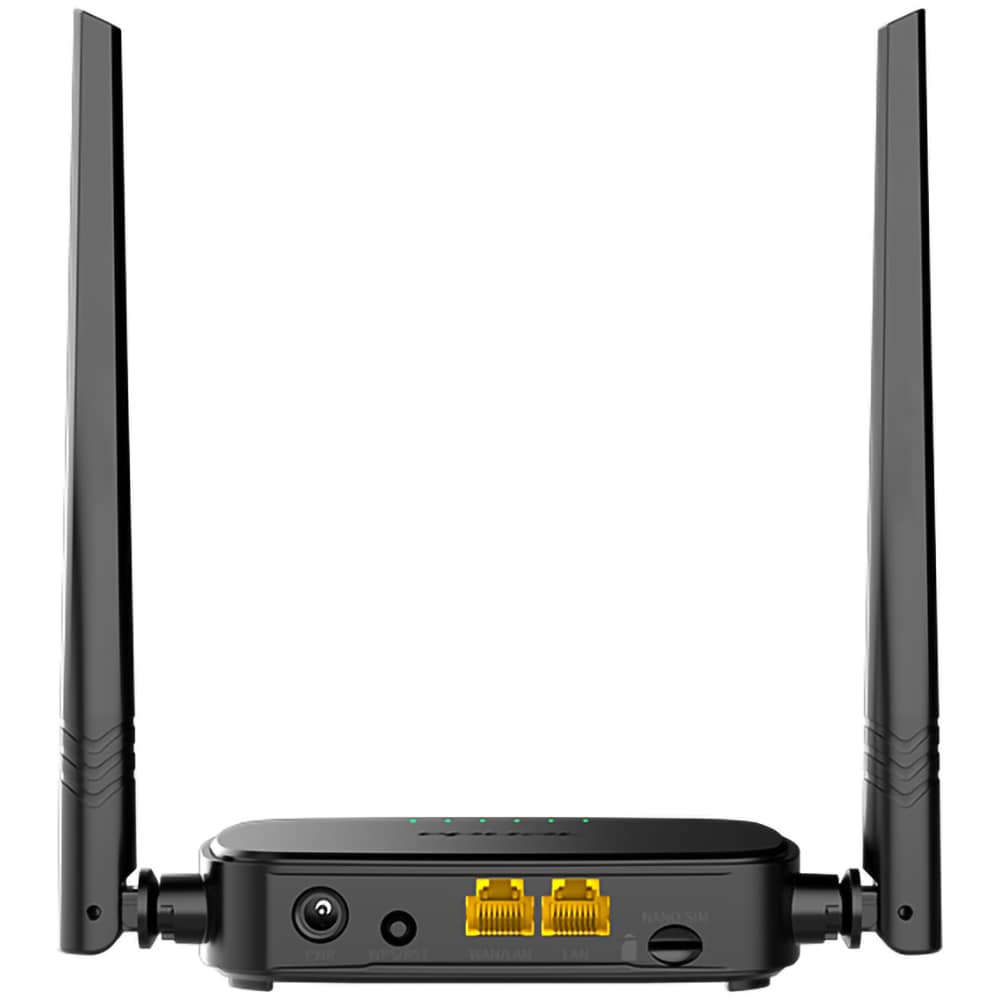 Router Wireless TENDA 4G05, Single Band 300 Mbps, 4G LTE, negru