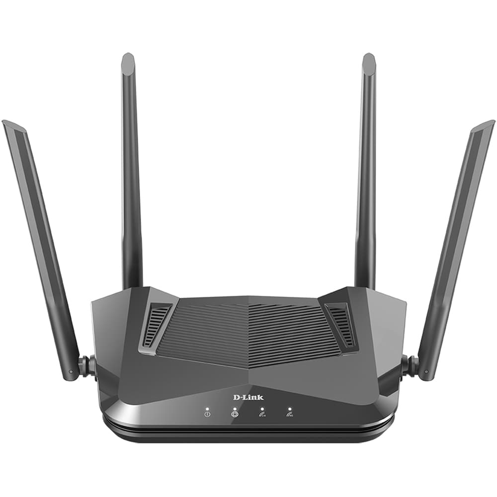 Router Wireless Gigabit D-LINK DIR-X1530, WI-Fi 6, Dual-Band 300 + 1201 Mbps, negru