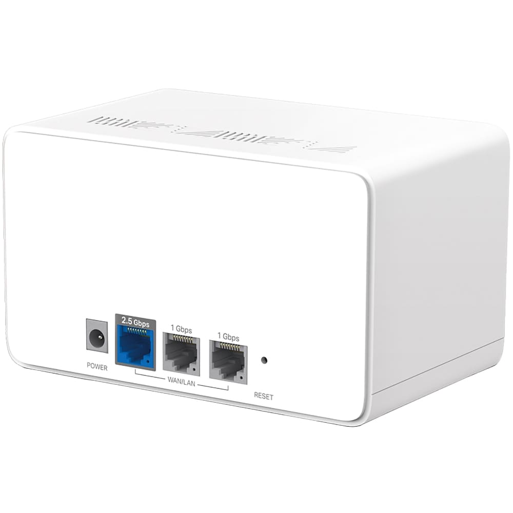 Sistem Wi-Fi Mesh MERCUSYS Halo H90X AX6000, Wi-Fi 6, Dual-Band 1148 + 4804 Mbps, 3 buc, alb