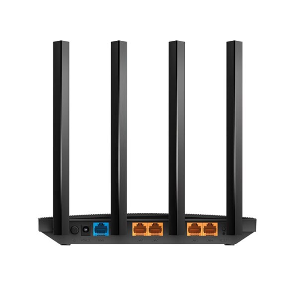 Router Wireless Gigabit TP-LINK Archer C6U, Dual-band 300 + 867 Mbps, negru