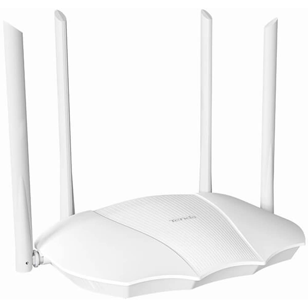 Router Wireless Gigabit TENDA TX9 AX3000, Wi-Fi 6, Dual-Band 574 + 2402 Mbps, Beamforming, alb