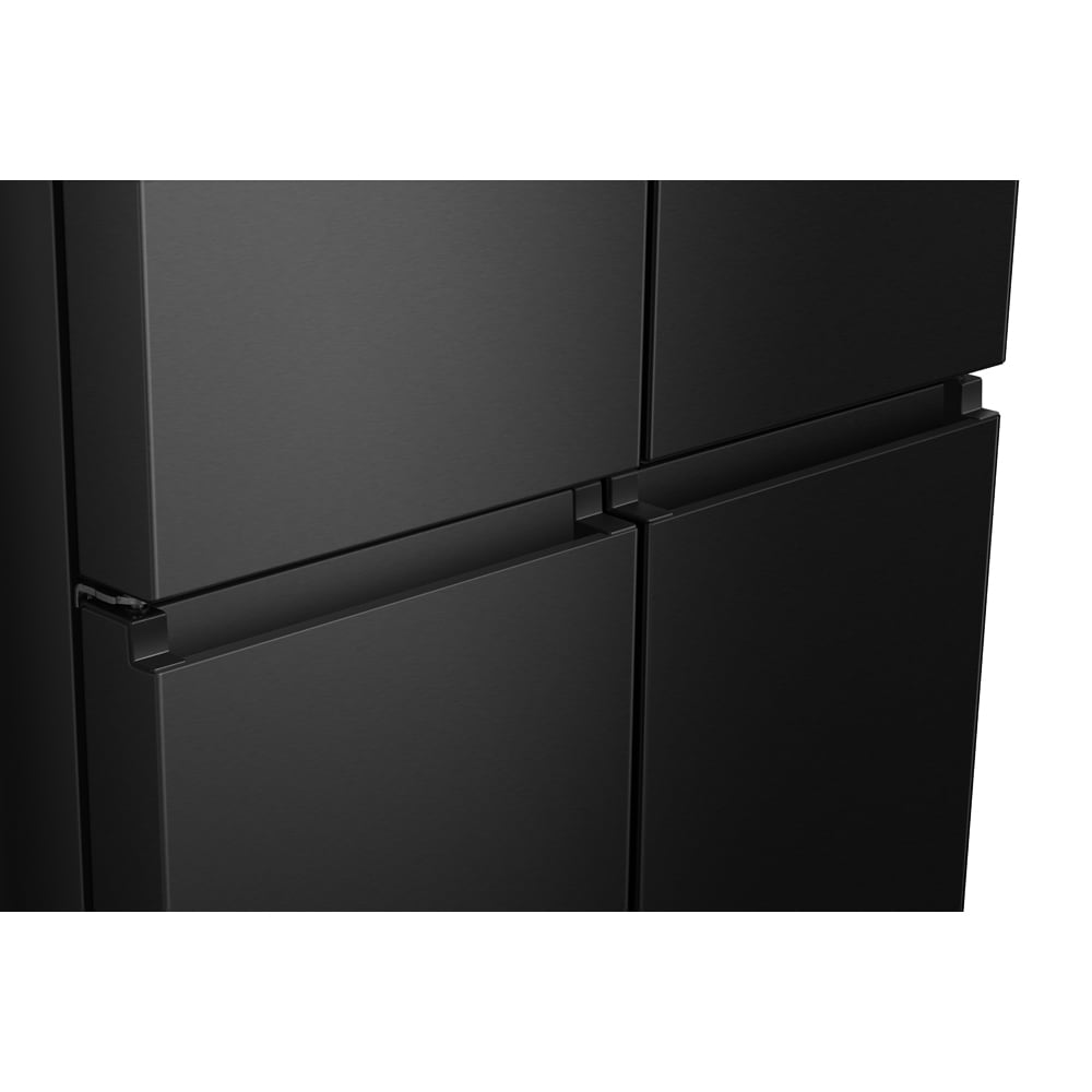 Side by Side HISENSE RQ5P470SMFE, Total No Frost, 483 l, H 178.5 cm, Clasa E, Dozator apa, Wi-Fi, negru