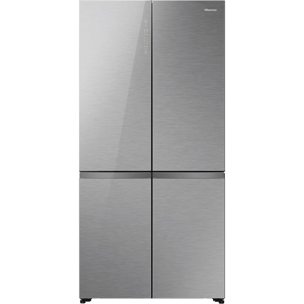 Side by Side HISENSE RQ5P605NSVE, Total No Frost, 591 l, H 190 cm, Clasa E, argintiu