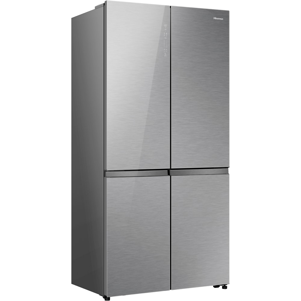 Side by Side HISENSE RQ5P605NSVE, Total No Frost, 591 l, H 190 cm, Clasa E, argintiu