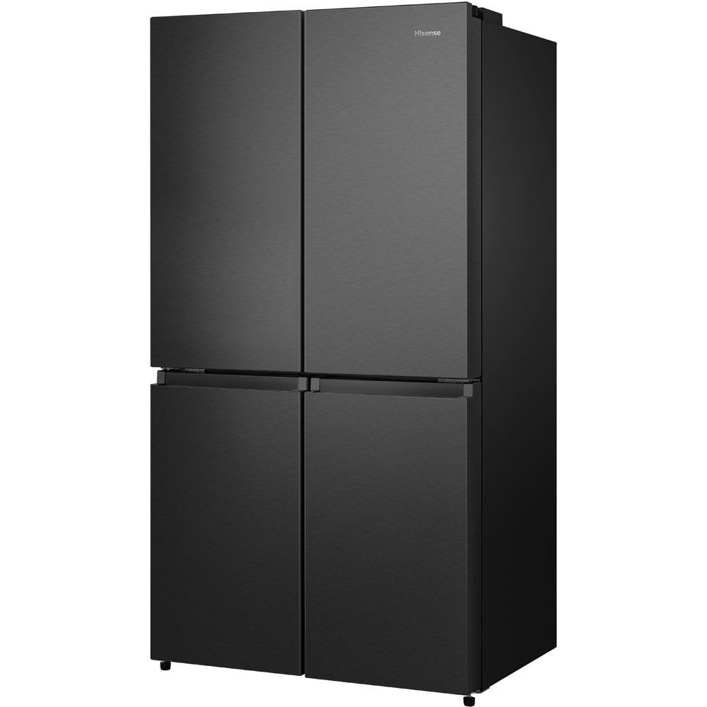 Side by Side HISENSE RQ758N4SBFE, Total No Frost, 609 l, H 178.5 cm, Clasa E, Wi-Fi, negru