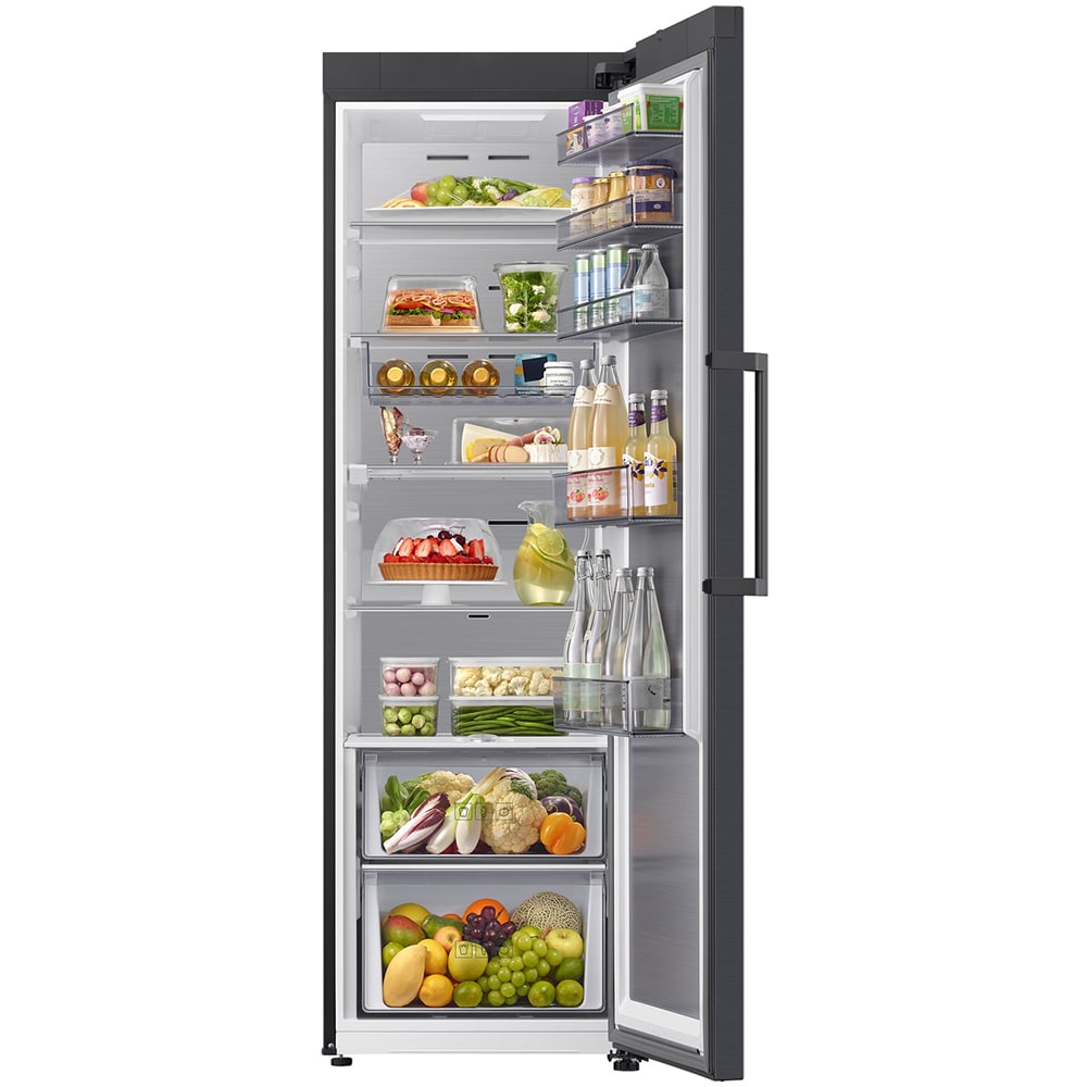 Frigider cu o usa SAMSUNG RR70H39CEFEO, AI Energy, No Frost, 387 l, H 186 cm, Clasa E, Wi-Fi, negru