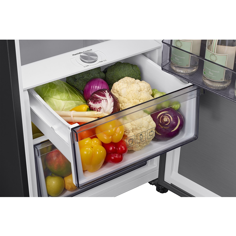Frigider cu o usa SAMSUNG RR70H39CEFEO, AI Energy, No Frost, 387 l, H 186 cm, Clasa E, Wi-Fi, negru